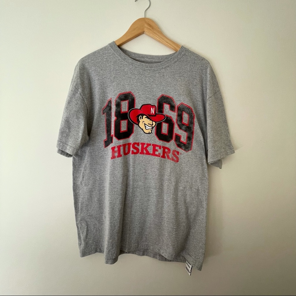 Nebraska Cornhuskers Grey Football Shirt